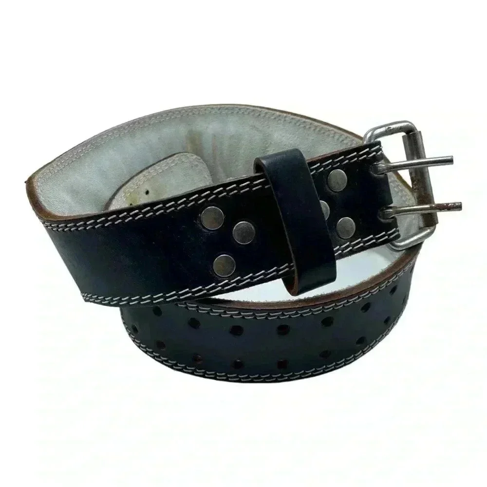 Golds Gym padded leather weight lifting belt 33-43